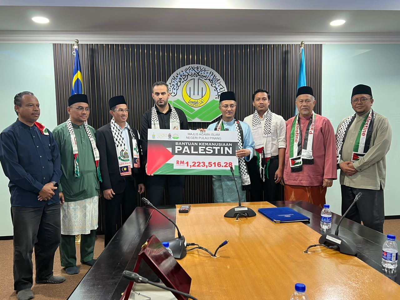 Sidang Media Majlis Penyerahan Sumbangan Bantuan Kemanusiaan Palestin Kepada Pihak Palestinian Cultural Organization Malaysia